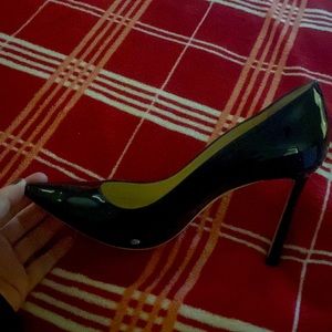 Black Jimmy Choo black heels only wore once like new!